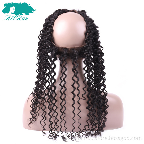 fast selling products in south africa, popular raw hair 360 lace frontal kinky curly